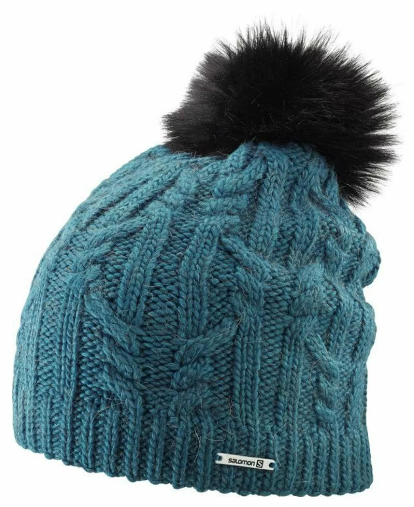 Шапка Salomon Ivy Beanie голубая Шапка Salomon Ivy Beanie голубая от магазина Супер Спорт
